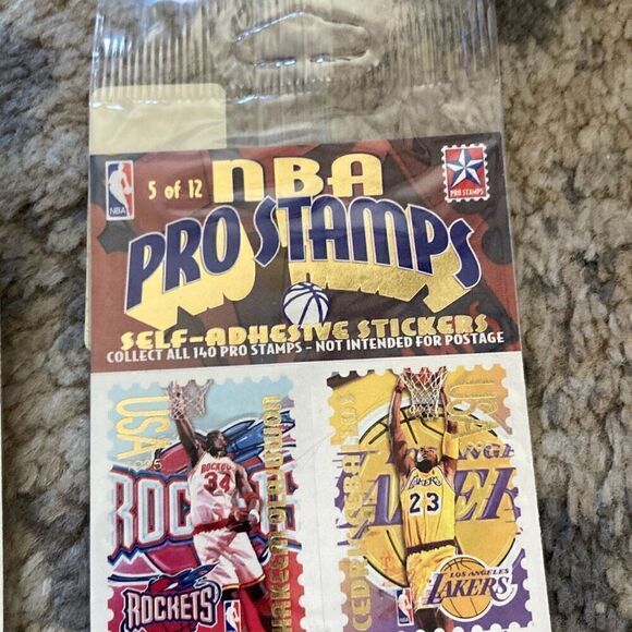 Collectible NBA Pro Stamps and NFL Heroes of the Football stickers - Picture 6 of 6